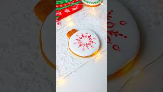 Simple Cookie Decorating Technique  DIY Snowflake [upl. by Eustatius]