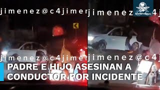 Matan a golpes a automovilista por incidente vial [upl. by Lasorella]