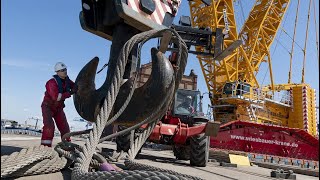 Incredible Biggest Crane Assemble You Must See Heavyduty Equipment For Bridge Construction [upl. by O'Mahony]