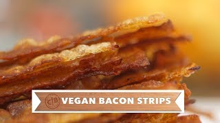 How to Make Vegan Bacon Strips that Actually Pack in Tons of Flavor [upl. by Sewell]