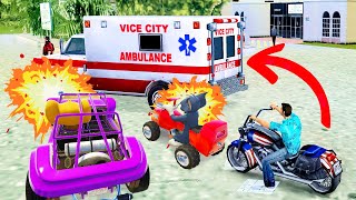 اخيرا دخلنا عالم قراند الكلاسيكي  تحدي سرقة سيارات الاسعاف  جاتا 9  GTA Vice City [upl. by Lednyc]