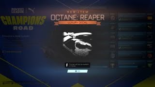 Rocket League® Decal Octane REAPER [upl. by Eirena]