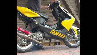 YAMAHA AEROX  70cc  Streetrace Yasuni C16 SOUND [upl. by Chappie900]