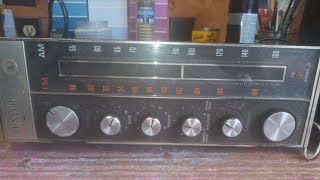 vintage zenith console stereo repair FM multi Plex not running [upl. by Nerat]