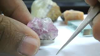 Practical demonstration of hardness of minerals Mohs Hardness Scale [upl. by Neb]