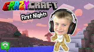 HobbyFrogs First Night In Crazycraft HobbyKidsGaming [upl. by Leamse258]