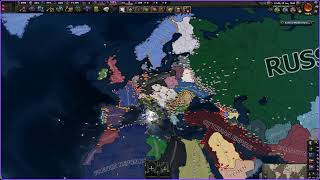 Kaiserreich timelapse 19361945 heartsofiron4 viral video timelapse [upl. by Atilrac]