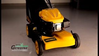 Howto Change a SelfPropelled Push Mower Belt [upl. by Nicolau675]