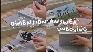 enhypen dimension  answer unboxing [upl. by Kristyn584]