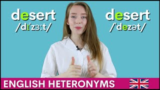 Learn the English Heteronym DESERT with Pronunciation and Practice Sentences [upl. by Seta]