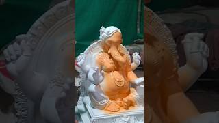 ganesh murti colouring belvalkarartstudio ganeshidol clayganesh ganpati religion ganeshstatue [upl. by Higgins909]