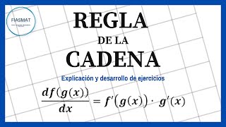 Derivadas Regla de la Cadena  Ejercicios resueltos [upl. by Grochow]