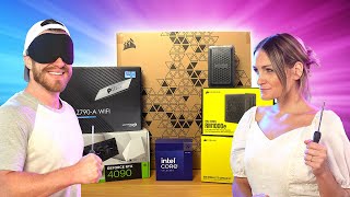 Corsair PC Build Kit  NOOB vs Blindfolded PRO [upl. by Kalil]