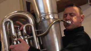 François Thuillier quot Improvisation20 Jquot Tuba Bb [upl. by Leonteen]