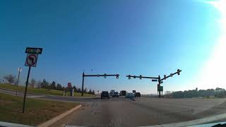 Driving from Rochester Hills Michigan to Utica Michigan 11142017 [upl. by Anik]