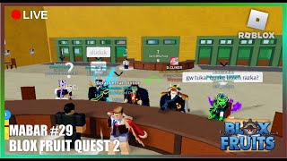 🔴LIVE ROBLOX BLOXFRUITS  QUEST 2 SEA 2  robloxbloxfruit robloxlive [upl. by Rebmyk]