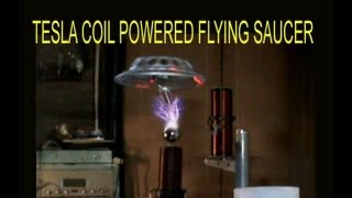 quotAntigravityquot Method 15b Pt b of 15 Worlds 1st Free Flight of A Tesla Coil powered Flying Saucer [upl. by Leumel494]