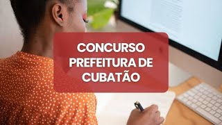 Concurso na Área da Educação da Prefeitura de Cubatão Análise do Edital [upl. by Harbour]