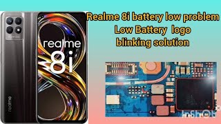 Realme 8i battery low problem  low Battery blinking solution  NARZO 30 low battery blinking [upl. by Ahsinal970]