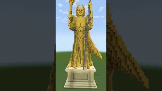 Athena Statue minecraft shorts [upl. by Anastasia]