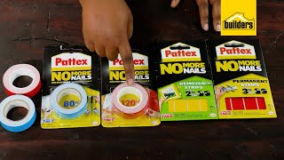 Everything On The Pattex No More Nails Tape Range [upl. by Fayre]