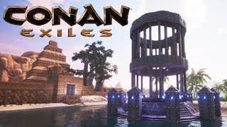 Conan Exiles  The Map Room Speed Build [upl. by Lesiram]