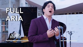 Tenor Salvador Villanueva sings Salut Demeure chaste et pure  Dutch National Opera Studio [upl. by Imeon]