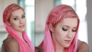 Inside out french fishtail braid tutorial  everyday hairstyle for medium long hair [upl. by Quince]