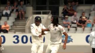 Stuart Broad v Ishant Sharma  England v India at The Ageas Bowl [upl. by Lamprey]