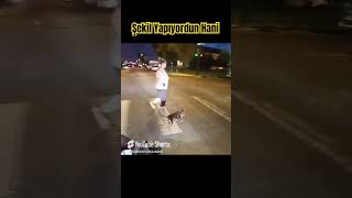 Motorcuya erkeklik yapan köpeğin hazin sonu 😆😆 [upl. by Eicart]