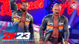 FTR AEW 2023 w Entrance Theme Custom Graphics Pack amp Tag Moves  New WWE 2K23 Mods [upl. by Eelrefinnej]