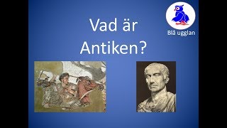 Vad är Antiken EpokerPerioder [upl. by Naujej]