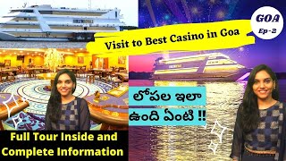 Deltin Royale Casino Goa  Best Casino in Goa  Goa Nightlife  Goa series  Ep2  Telugu Traveller [upl. by Hairas640]