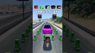 NOOB vs PRO vs HACKER vs HEROBRINE Car Jump Challenge 3 🤫 🚗 shorts beamngdrive [upl. by Attikram]