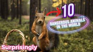 TOP 10 THE MOST DANGEROUS ANIMALS IN THE WORLD [upl. by Genna]