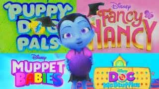 Disney Junior USA Shows Theme Songs Compilation but Slowed Down and with Filters [upl. by Ardnassela]