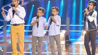 Carlos vs Antonio y Paco vs Kely quotToda Una Vidaquot – Las Batallas  La Voz Kids 2017 [upl. by Hcardahs593]