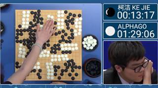 AlphaGo defeats Ke Jie in match one 23 May 2017 [upl. by Matthus]