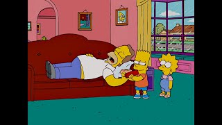 The Simpsons Best Moments Part 15 Homer eats himself [upl. by Onaled]