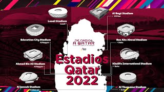 Conoce los estadios del mundial de Qatar 2022 [upl. by Lipcombe57]