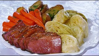 How to Make Glazed Corn Beef and Cabbage [upl. by Lyreb]