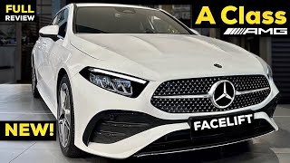 2023 MERCEDES A Class AMG NEW FACELIFT  FULL InDepth Review Exterior Interior Infotainment MBUX [upl. by Alyat]