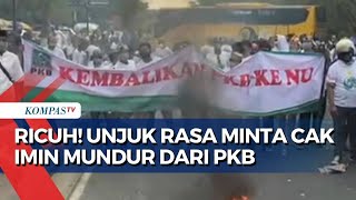 Aksi Unjuk Rasa di Area Muktamar PKB Massa Minta Cak Imin Mundur Ketua Umum dan Kembalikan ke PBNU [upl. by Annnora]