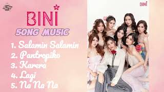 BINI 5 Song Playlist  Your 5ong Your Mu5ic [upl. by Erlene835]