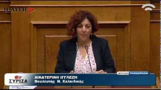 Αικατερίνη Ιγγλέζη για την πρόταση μομφής του ΣΥΡΙΖΑ [upl. by Kosel]