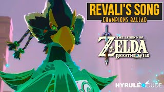 Revalis Song Locations Guide for Champions Ballad in Zelda Breath of the Wild [upl. by Ijneb]