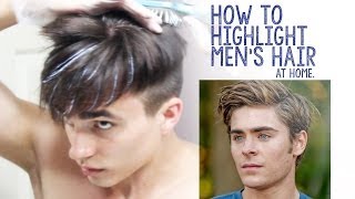 How to Highlight Mens Hair at Home [upl. by Reggie]