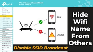 How To Hide Your WiFi Network Name SSID in TPLink Router Step By Step Guide [upl. by Veleda]