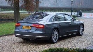 Audi A8L with driver  review [upl. by Rolyab]