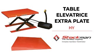 TABLE ELEVATRICE EXTRA PLATE HY STOCKMAN [upl. by Osmond781]